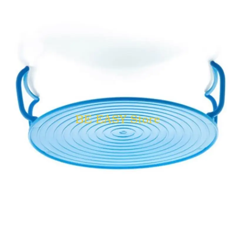 E28F Convenient Microwave Heating Tray Easy to Use Microwave Folding Rack Tray