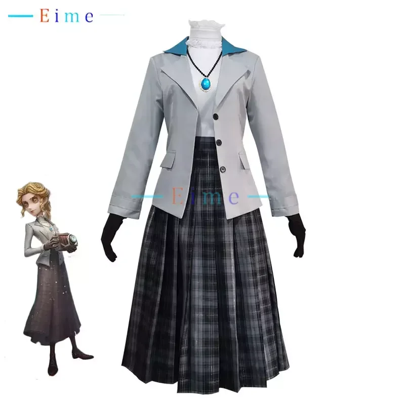 Game Identity V Journalist Alice Dross Cosplay Costume Women Cute Party Dress Coat Top Skirts Hallween Uniforms Custom Made