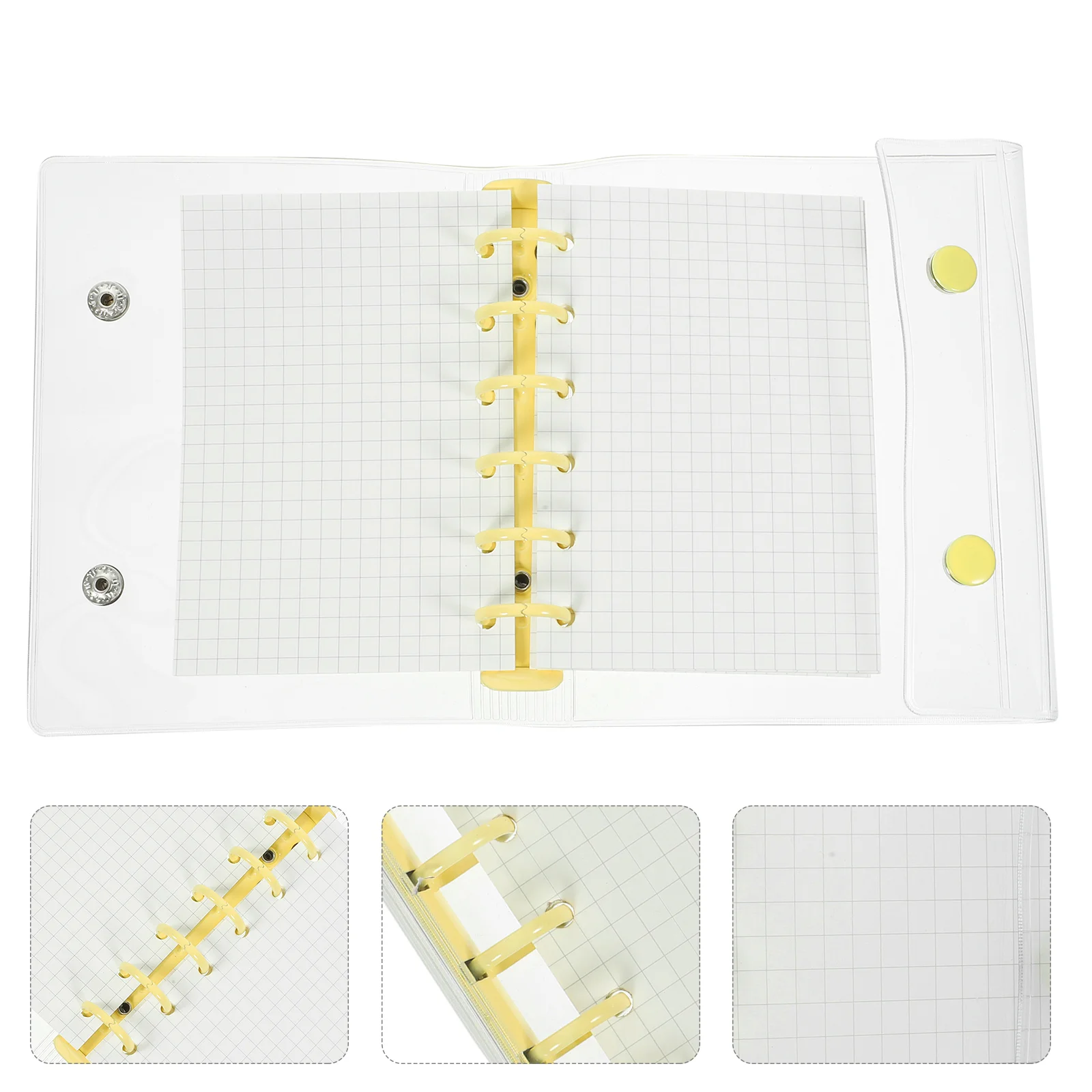 Mini fichário pequenos blocos de notas em branco scrapbook espiral caderno elegante destacável viagem