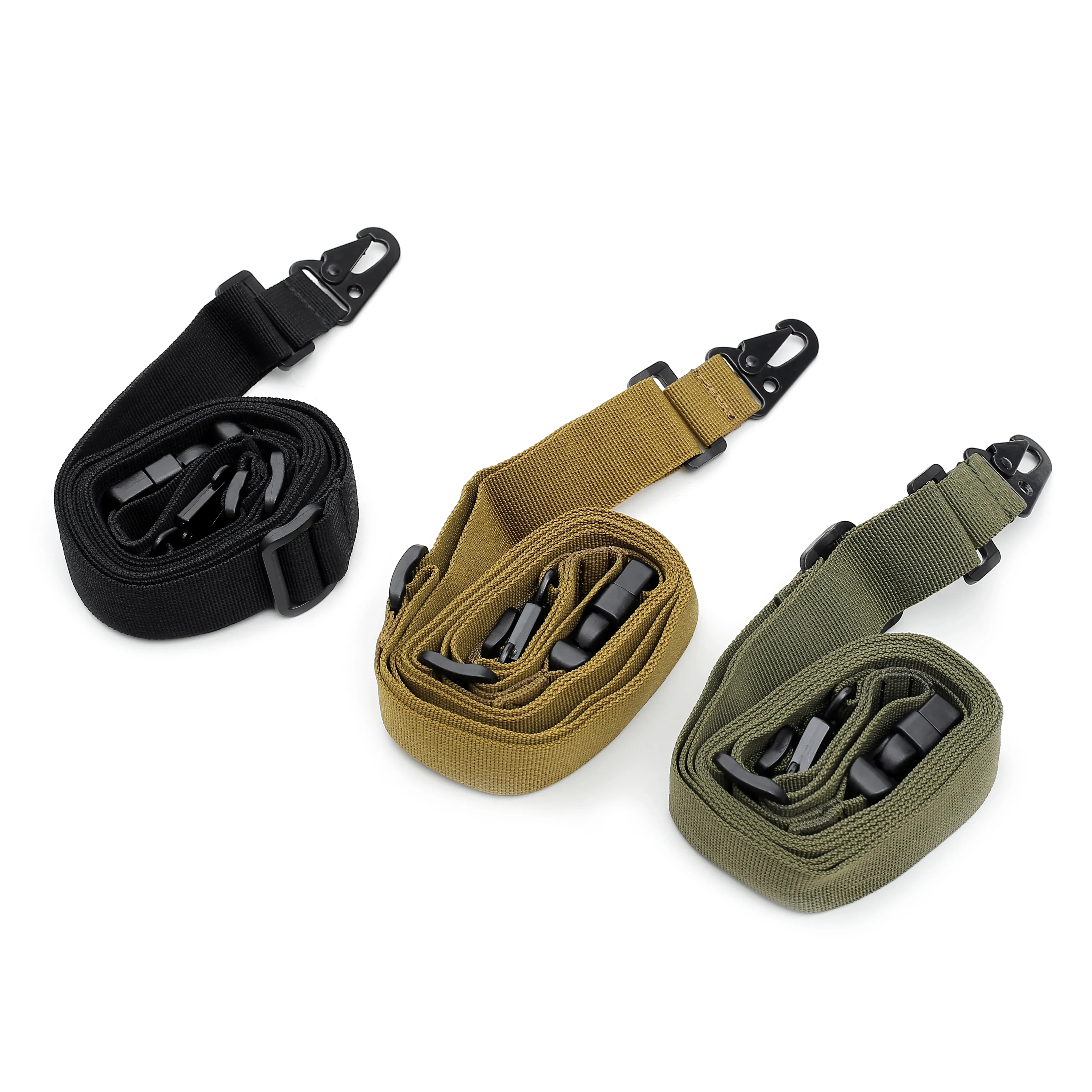 3点式トイガン用スリング、バンジー式ストラップベルト、調節可能なアウトドアハンティングアクセサリー、3点式ライフルショルダーストラップ、ガンロープ