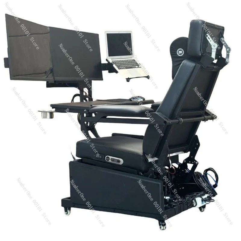 New Version Zero-Gravity Gaming Chair, Simple Cabin Computer Cabin, Heating Massage, and Ventilation Features for Comfort