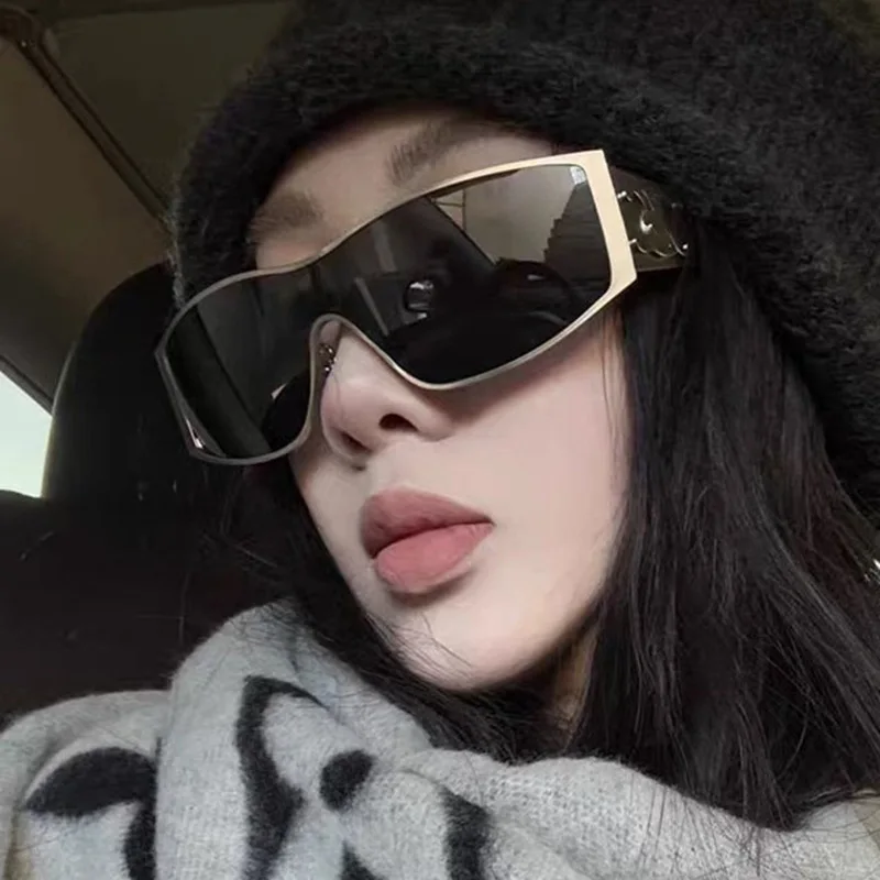 

2025 Fashion Oversized Cat Eye Sunglasses Women - UV400 Protection Lightweight Trendy Photogenic Street Style