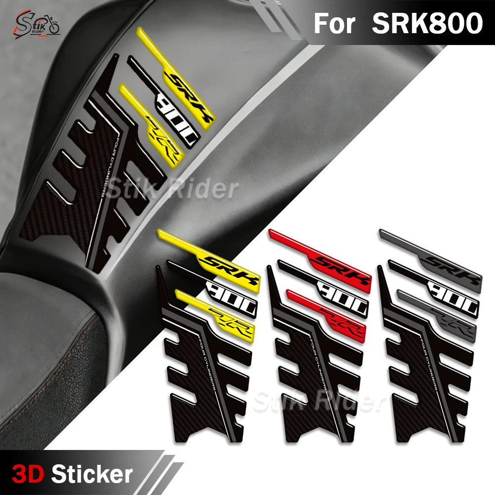 

Для QJMotor QJ Motor SRK GSR 800 RR SRK800 мотоциклетные защитные чехлы на топливный бак, водонепроницаемые 3D-наклейки, комплект 2024 2025