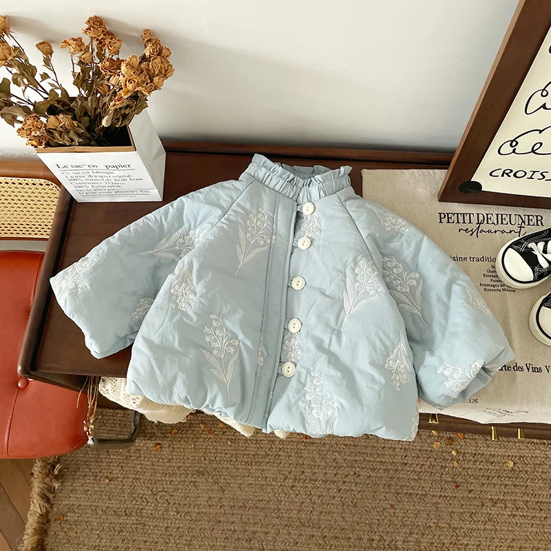 

Children's Cotton Jacket Autumn and Winter New Product Cute Korean Version, Children's Hooded Jacket