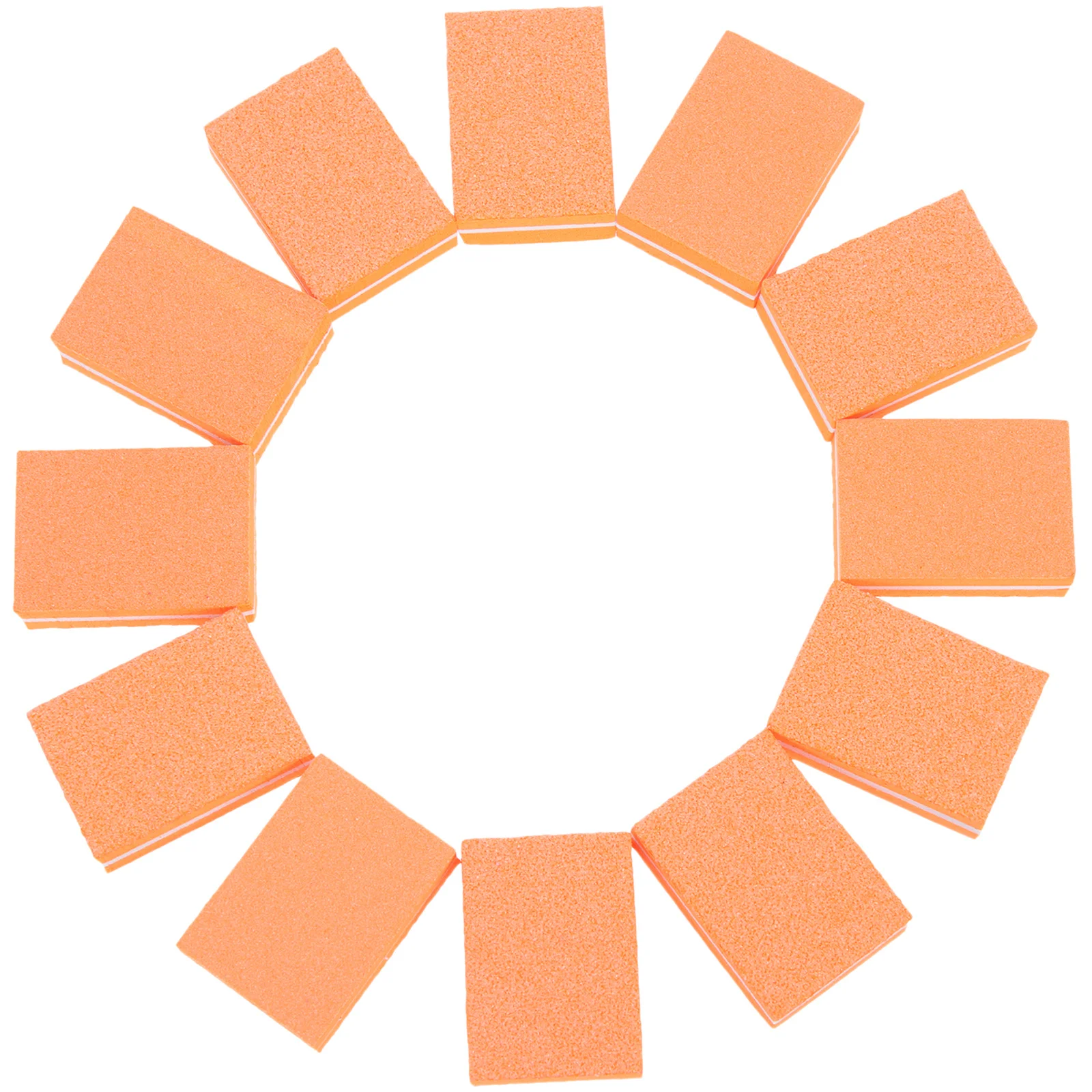 

20pcs Small Square Sponge File Manicure Pedicure Tool For Nail Shaping Polishing Buffering Handheld Nail Art Files