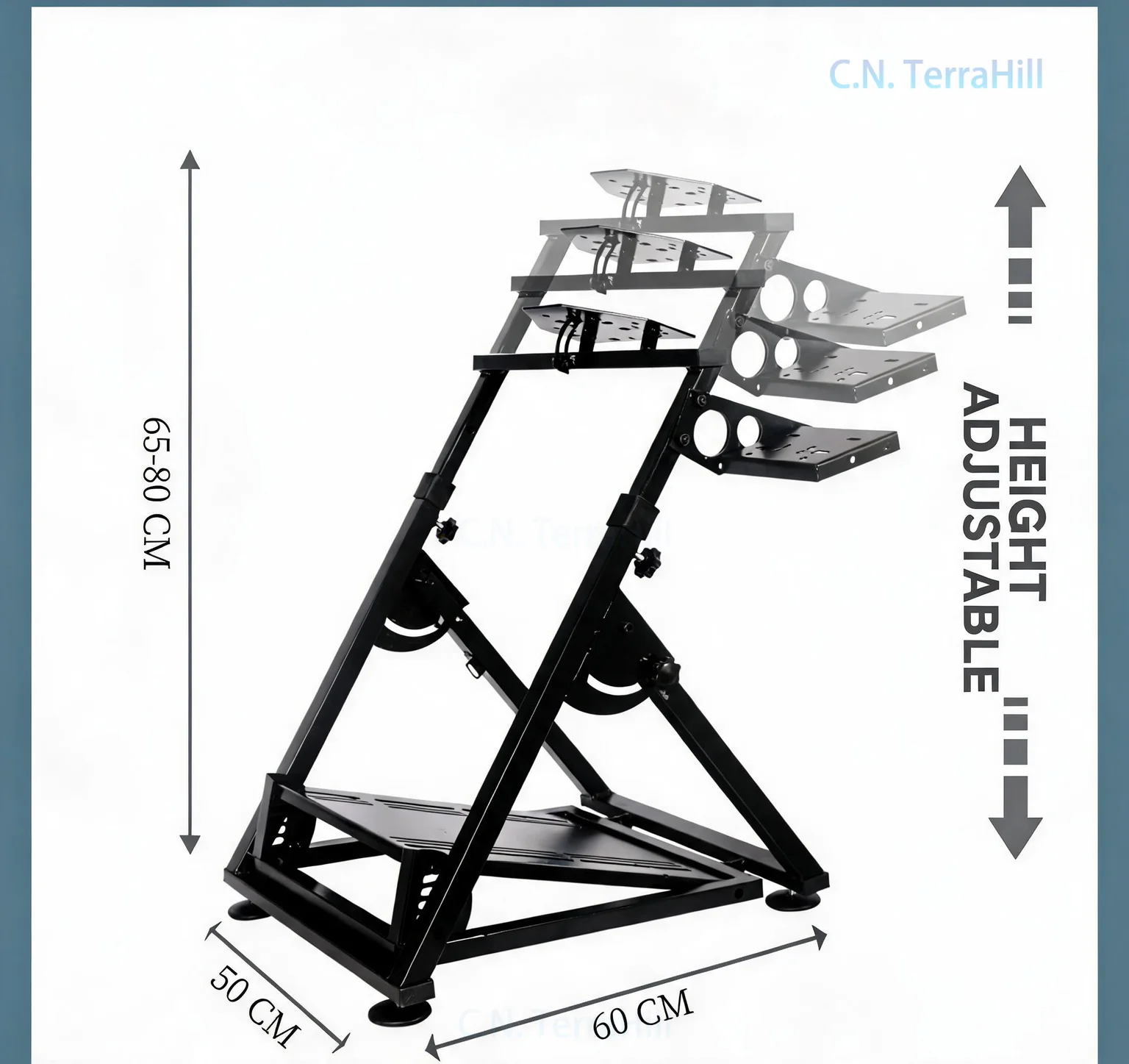 Upgraded Foldable Racing Simulator Steering Wheel Stand for G27 G29 T300 T500 Fanatec