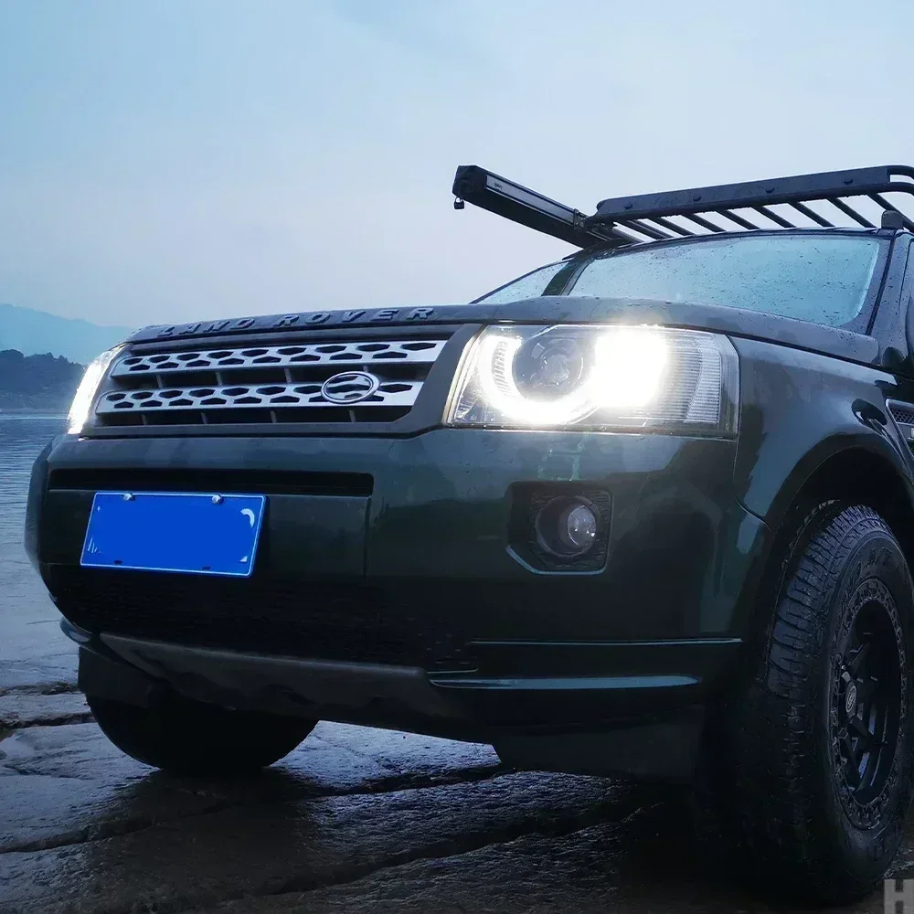 

Upgraded Car Front Lamps For Land Rover Freelander 2 2007-2012 LED Auto Headlights Assembly Bifocal Projector Lens Accessories