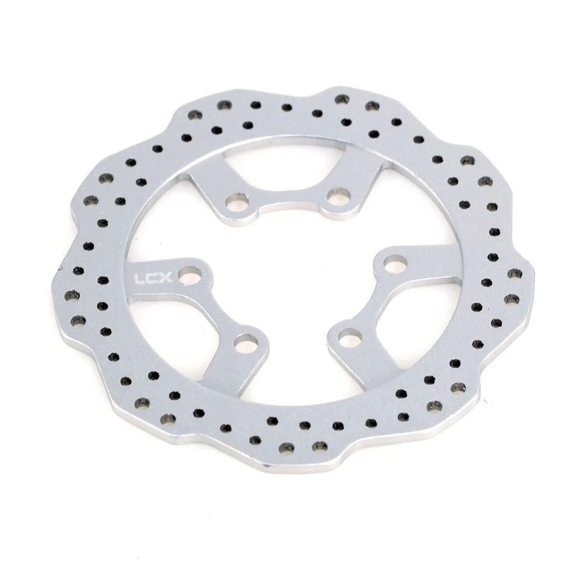 LCX Racing 1/4 RC Motorcycle CNC Aluminum Rear Brake Rotor Brake Disc for Losi Promoto-MX Upgrades Parts Accessories