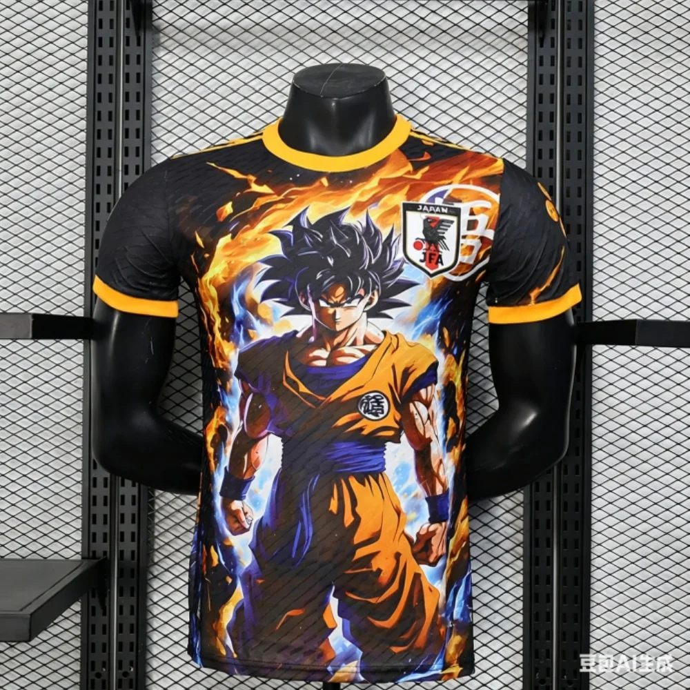 

2026 New Japanese Anime Dragon Ball Z Special Edition Football Jersey T-shirt Goku Vegeta Adult Men's/Kids Special Sports Tshirt