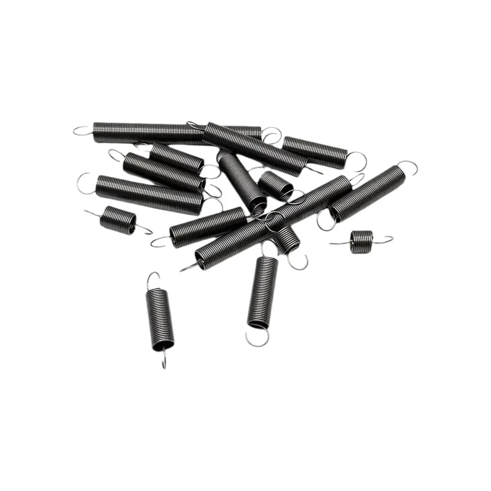 65Mn Spring Steel Open Tension Springs Wire Diameter 0.5mm 0.8mm Extension Springs With Hooks Customizable