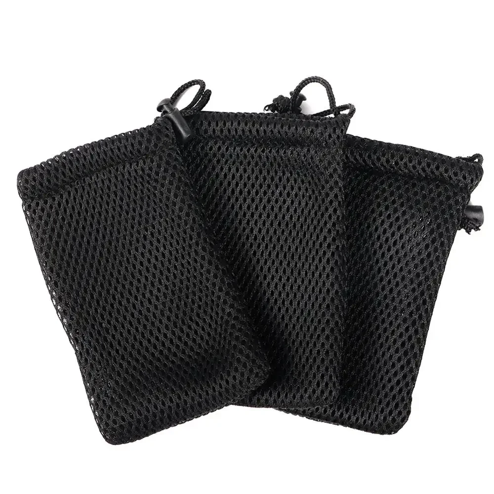 1-10PCS Breathable Durable Nylon Mesh Drawstring Storage Pouch Bag Multi Purpose Home Travel Outdoor Activity Pouch Laundry Bag