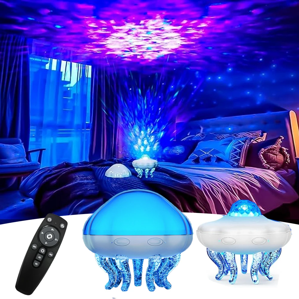 

Медуза Galaxy Light проектор звезда милая лампа с дистанционным управлением и таймер для декора спальни ночник для декора детской комнаты