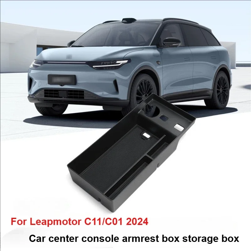 

For Leapmotor C11 C01 Car Central Control Armrest Box Storage Box C01 C11 2024 Center Control Car Storage Modification Interior