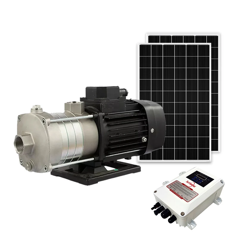 Solar Water Pump System DC Submersible Borehole Irrigation Pump Solar Surface Pump