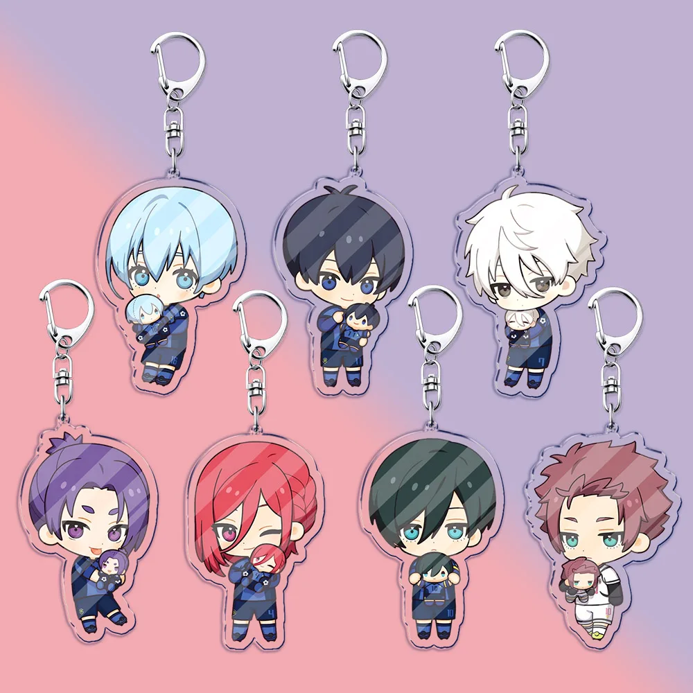 

Cute anime acrylic keychain ring double-sided keychain accessory game anime fan heart-shaped gift