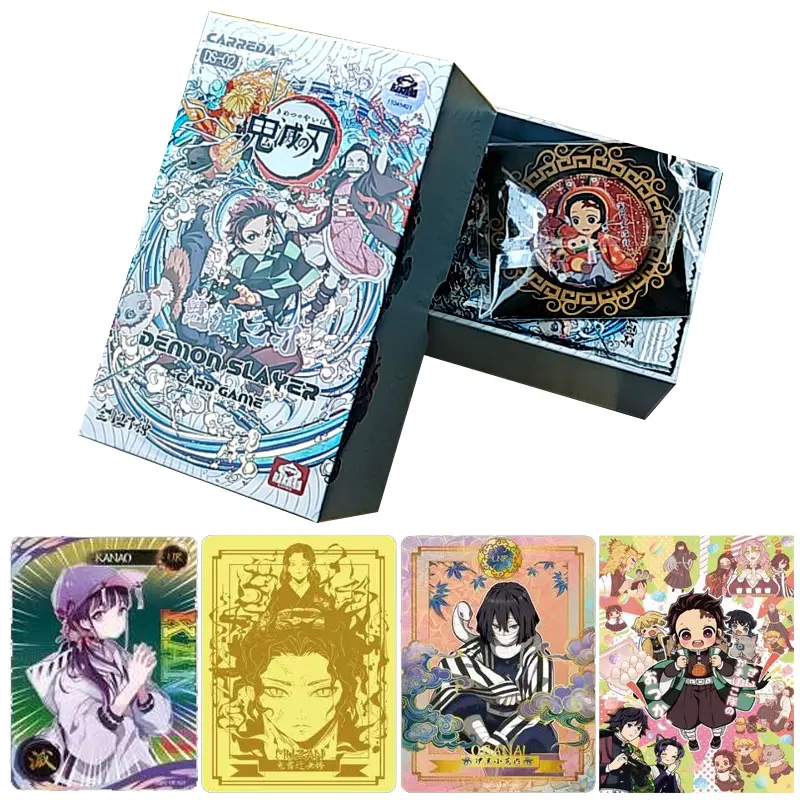 

2024 Newest Aikaho Demon Slayer 2 Booster Box Shinobu Japanese Anime Figure Trading Game Mitsuri Tanjiro TCG Collection Card