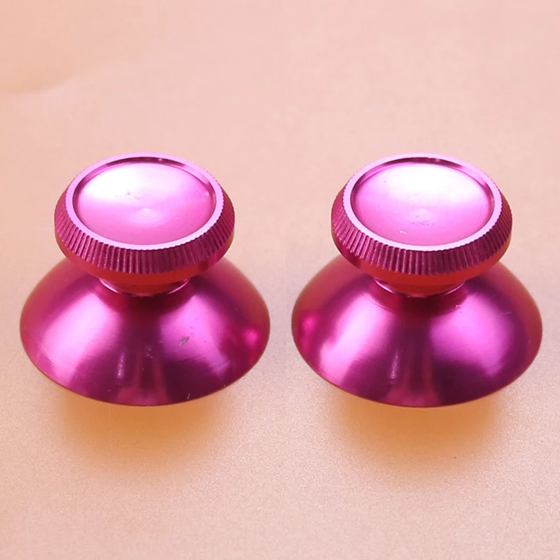 2PCS Colorato Alluminio Metallo 3D Analogico Thumb Stick Grip Fungo Joystick Cap Per Xbox 360 Gamepad Controller