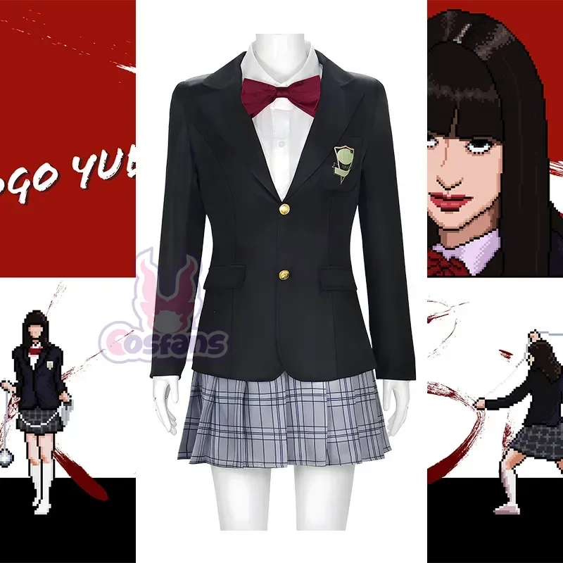 

Хэллоуин Gogo Yubari Косплей Черная униформа Фильмы Kill Vol.1 Костюм Билла Gogo's School JK Юбки Карнавальные женские наряды