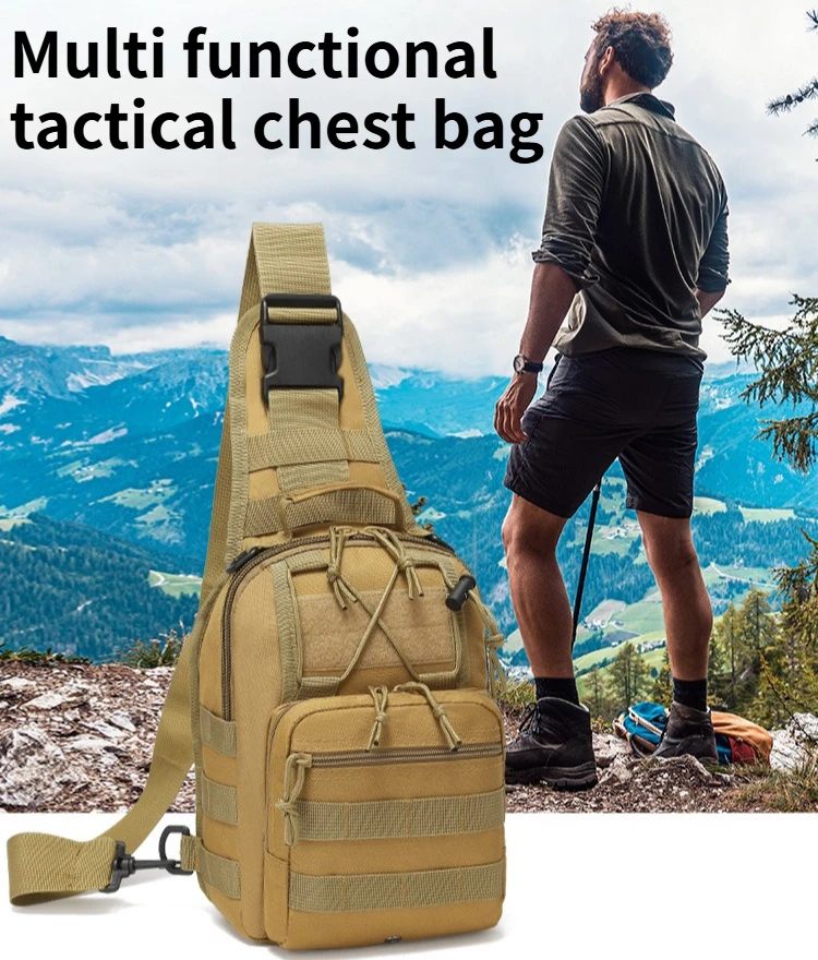 

Oxford Cloth Cycling Camouflage Bag Outdoor Sports Hanging Bag Single Shoulder Diagonal Cross Outdoor Tactical Chest Bag