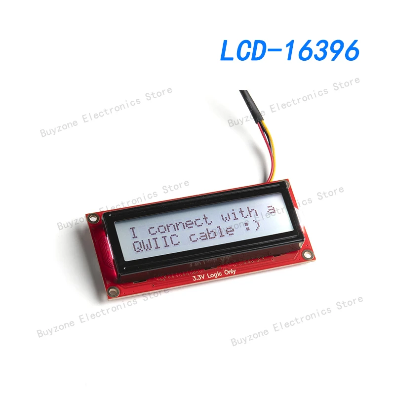 LCD-16396 Display Development Tools 16x2 SerLCD - RGB Backlight (Qwiic)