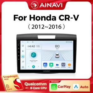 Leitor multimídia automotivo Ainavi para Honda CRV CR-V 2012 2013 2014 20152016 Carplay sem fio Android Auto 4G Wifi 2din 10 principais vendas multimídia honda crv 2014 - №4