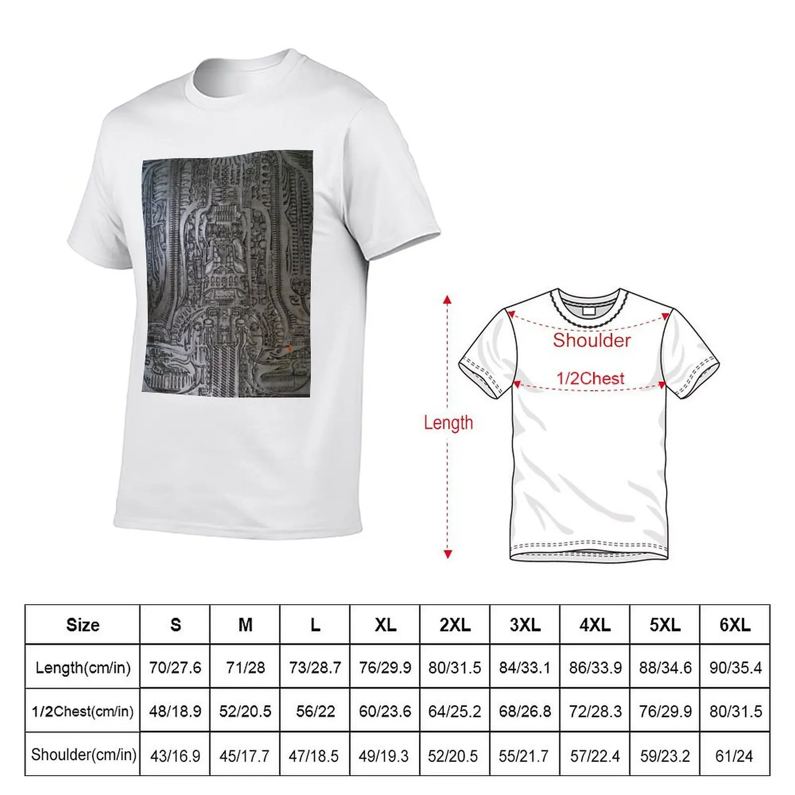 HR Giger Museum, A Floormat. Gruyères, Switzerland T-Shirt t shirts for man pack cotton g man t shirts for men T-Shirt
