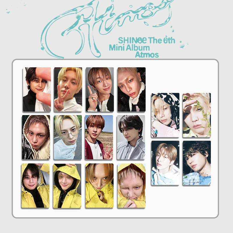 4 ピース/セットアイドル SHINEE 新アルバム Atmos ロモカードポスト