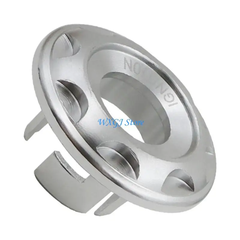 37JE Aluminum Motorcycle Ignition Lock Cover Anti Theft Quick Installation Universal