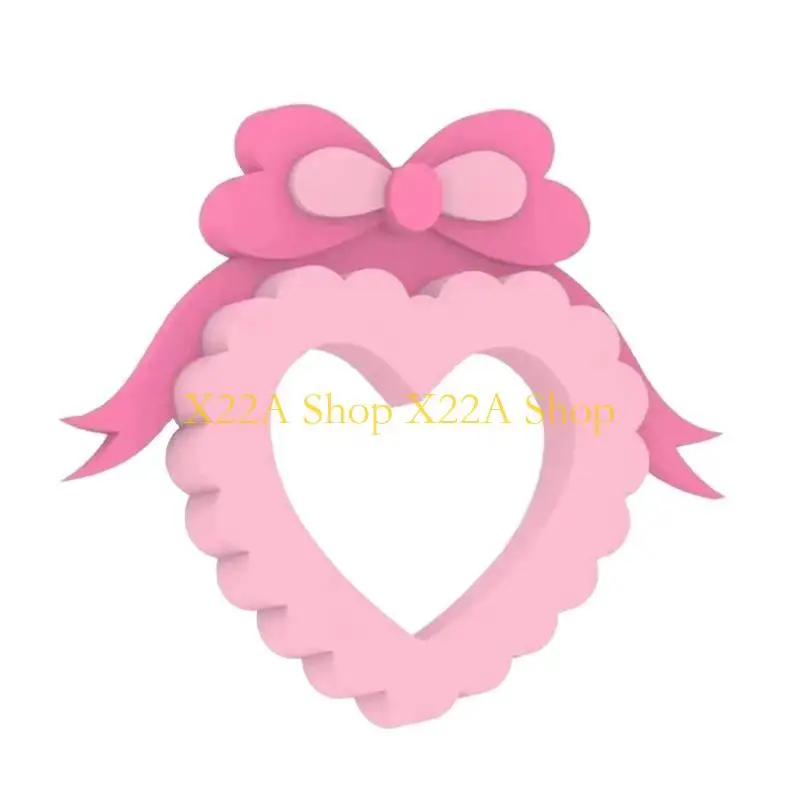 Unique Bowknot Love- Oval Ornament Silicone Epoxy Mold DIY Keychain Pendant Jewelry Crafting Mold for Valentines Gift