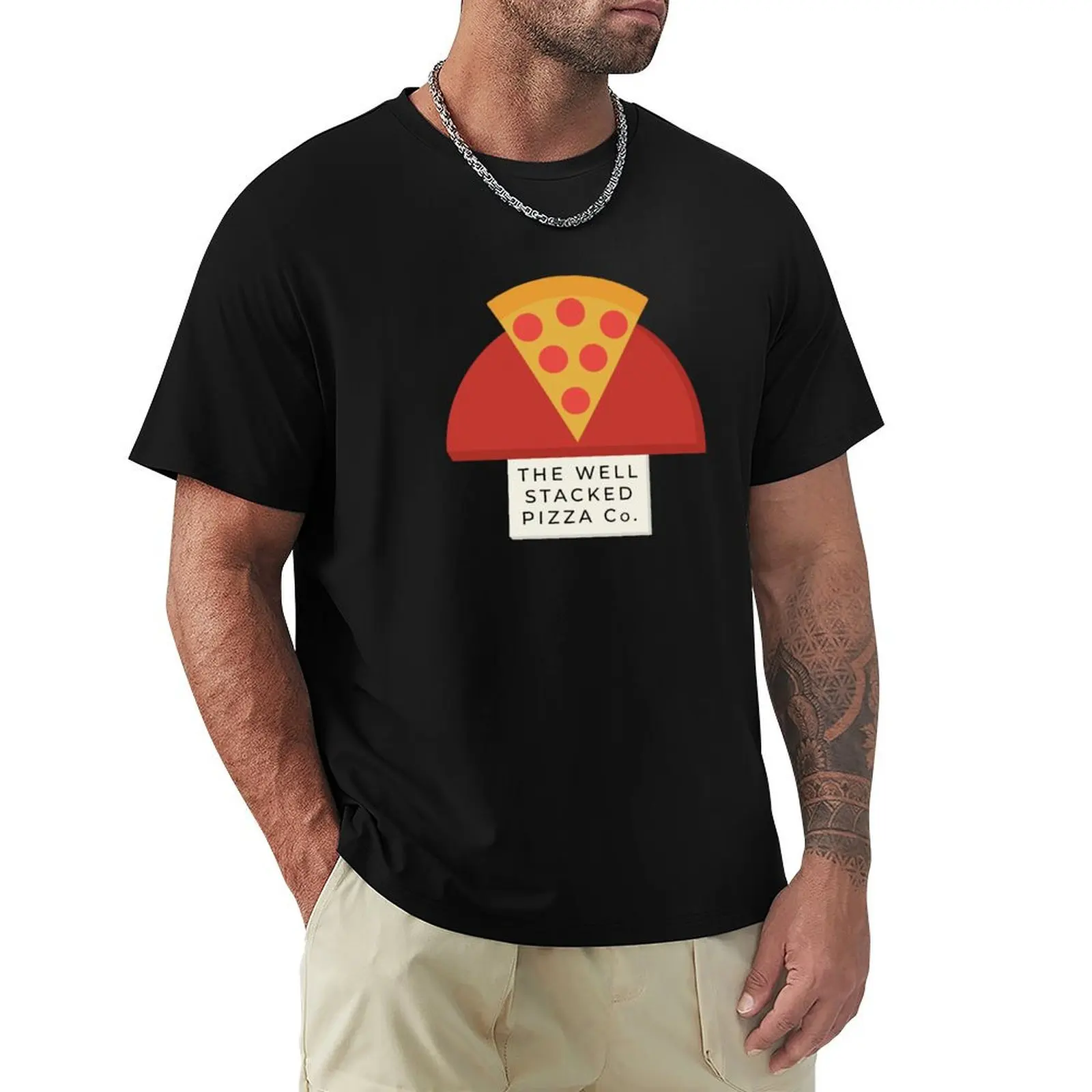 The Well Stacked Pizza Co. - San Andreas T-Shirt plus sizes blacks vintage graphic shirts mens champion t shirts