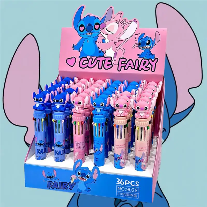 Стежка, 36 шт., шариковая ручка, мультяшный 10 цветов, маркер 0,7 мм, многоцветная ручная ручка для граффити, канцелярские принадлежности для студентов