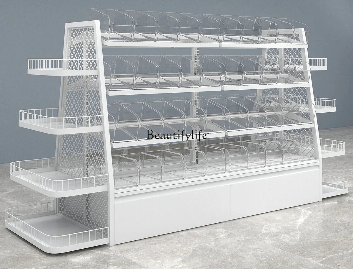 FGSnack shelves Convenience stores Imported food loose scale boxes Single and double-sided display racks