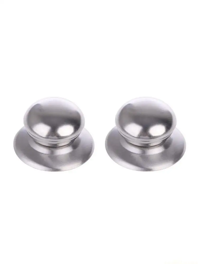 D0AB Kettle Lid Replacement Knobs Stainless Steel Holding Handles Kitchen Utensils