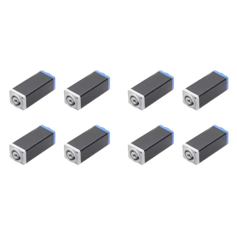 8Pcs Powercon Coupler Connector Power Supply Docking Extension Head For Stage Light Dmx512 Light Power Connector