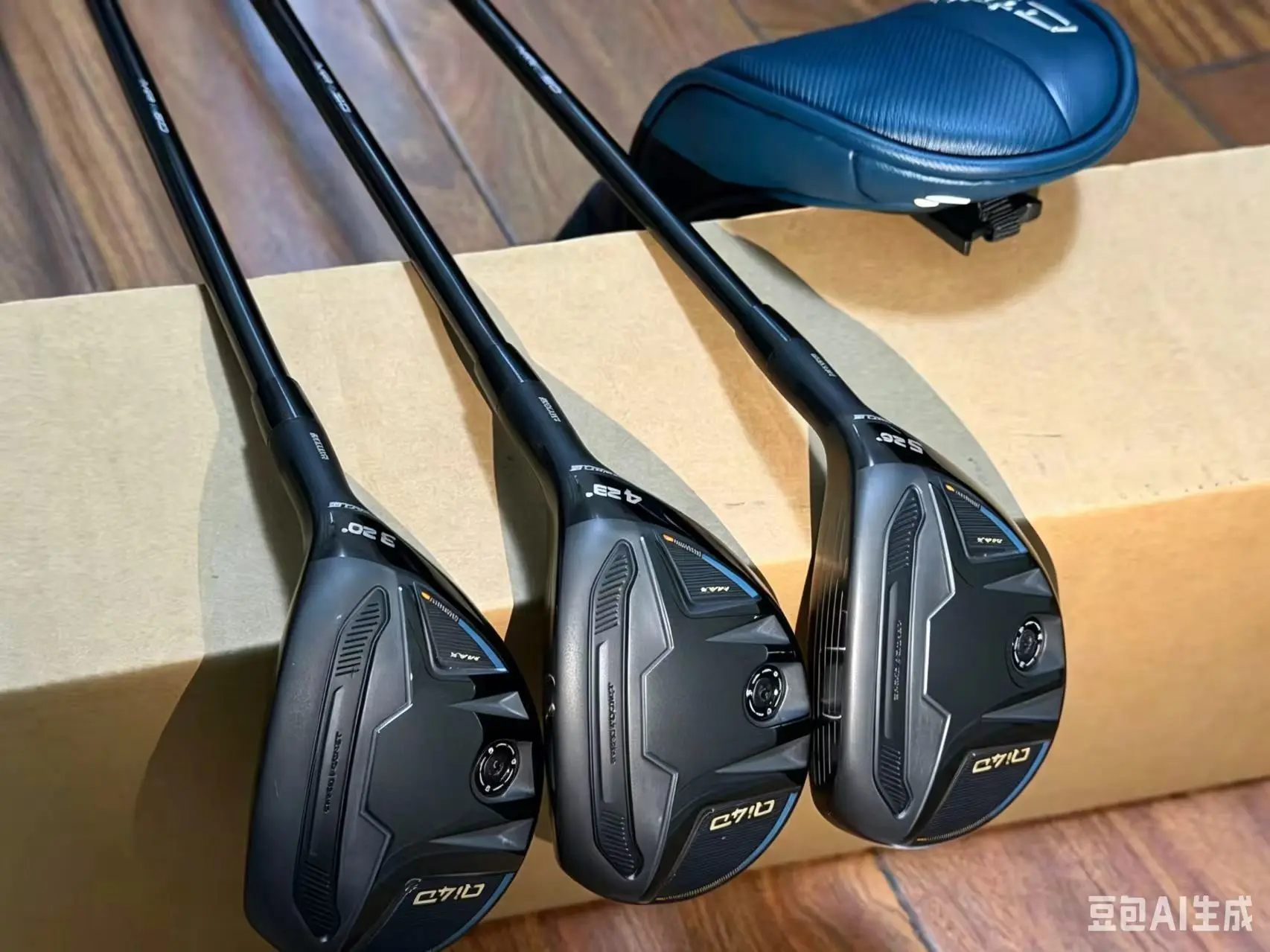 Qi4D Max Golf Club Driver Multi-Function Mini Chicken Leg High Tolerance Long Distance Hybrid Iron Wood with Cap Sleeve for Enha