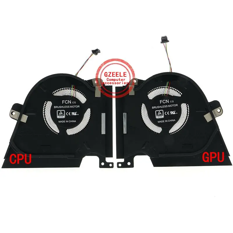 GZEELE New Laptop Cpu Gpu Cooling Fan For ASUS ROG Zephyrus Duo 15 GX550 GX551 GX551SE GX551QS DC 12v FMB8 FMB9