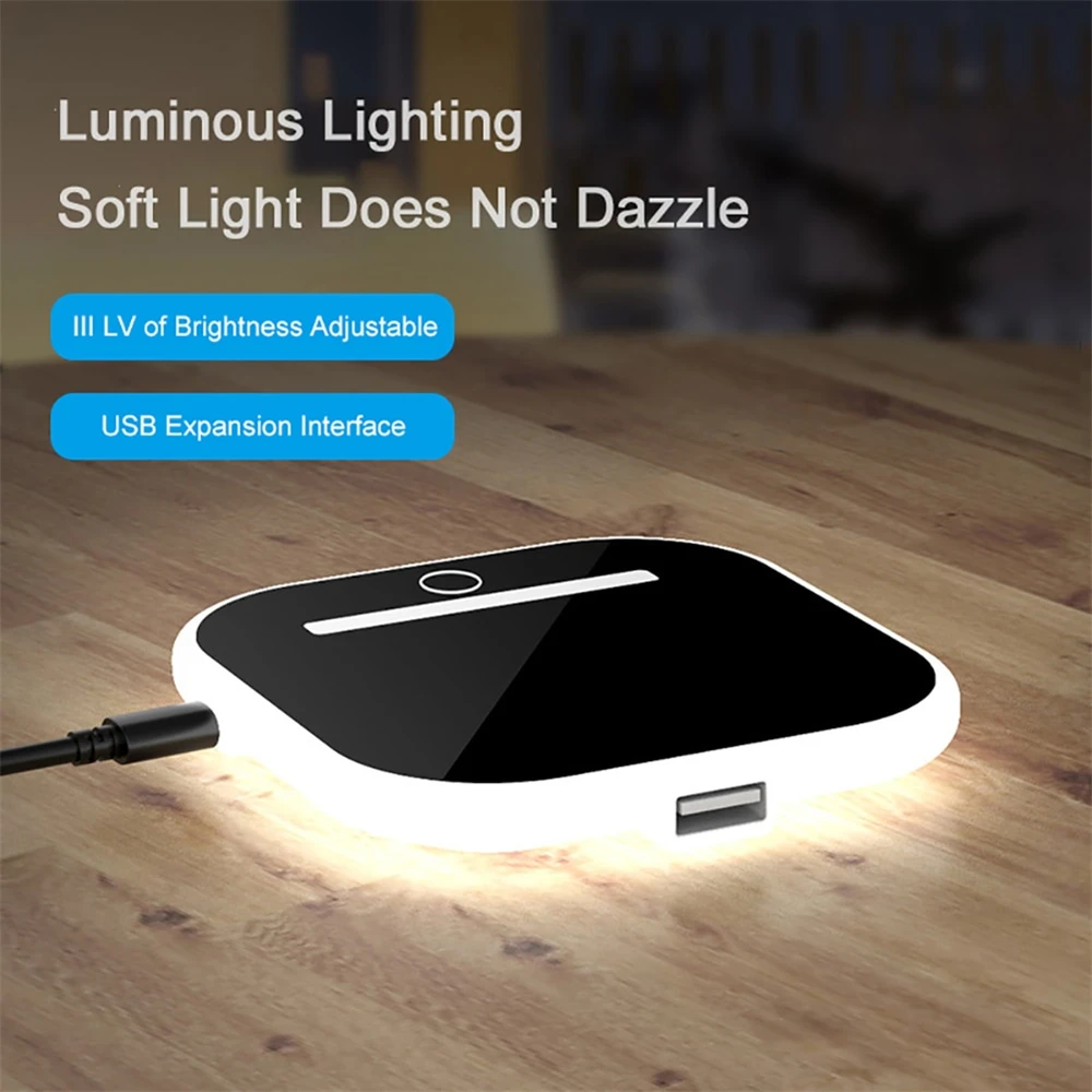 

LED Night Light 10W Quick Charge Mobile Phone Wireless Charger Touch Sensor Night Lamp NightLight Home Decoration