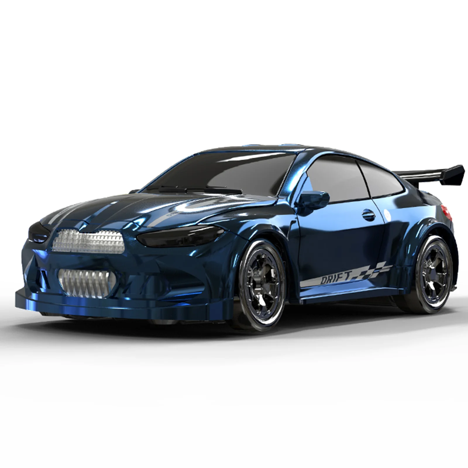 Carro de deriva RC 4WD em escala 1:64 - Mini carro de corrida com controle remoto, veículo de deriva de mesa recarregável para adultos (presente de Natal)