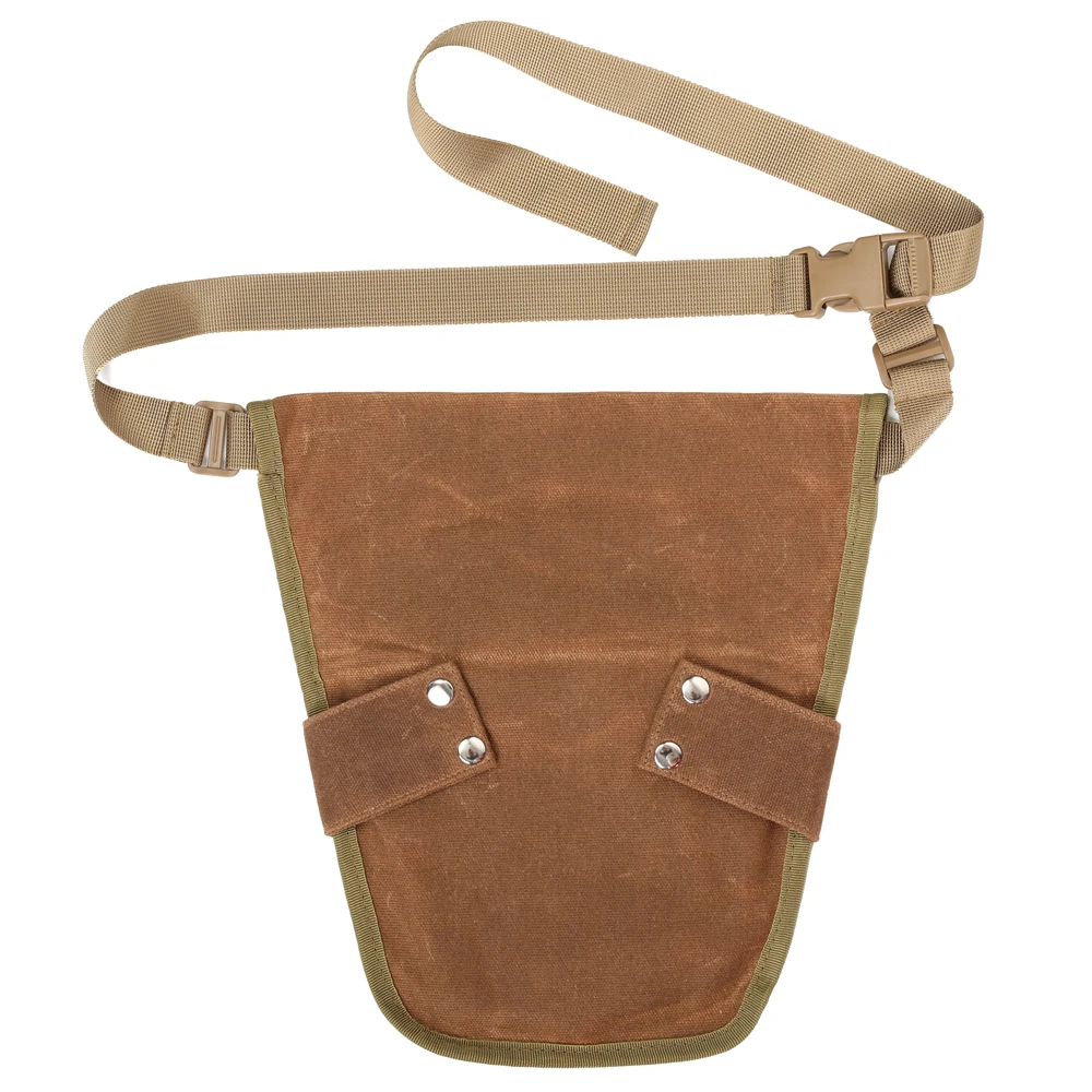 Garten-Werkzeuggürteltasche, Canvas-Gürtel, Werkzeugtasche mit mehreren Taschen, Aufbewahrung, wasserdicht, tragbar, für Männer und Frauen, langlebige Werkzeugtasche – Detail 6