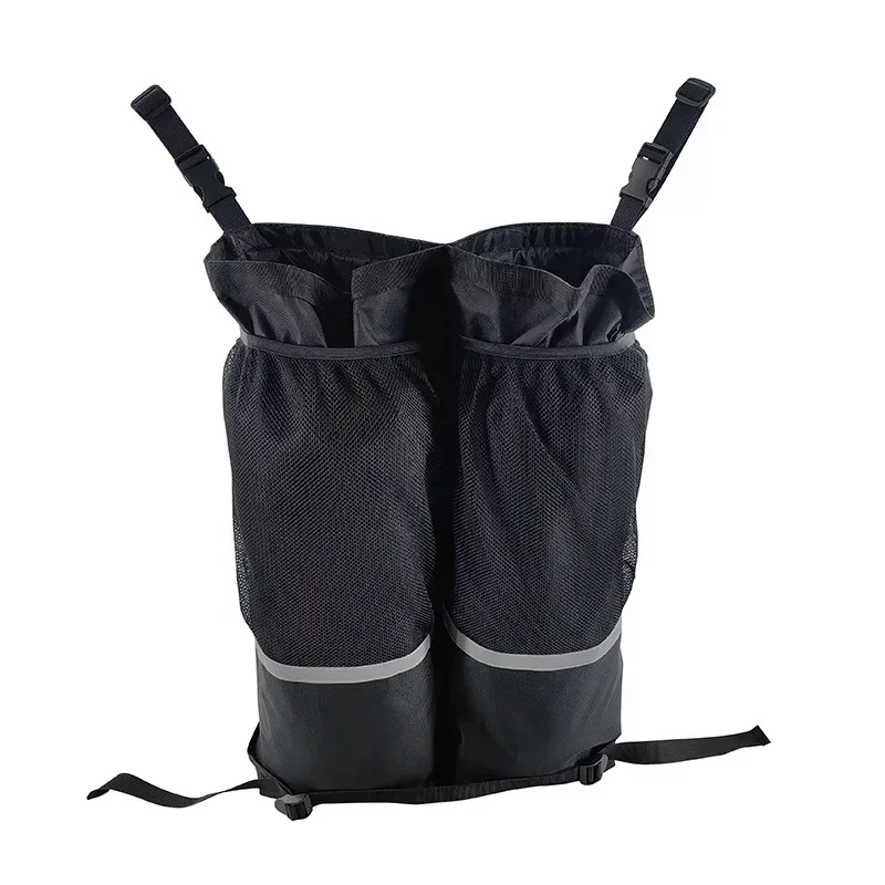 Soporte doble para tanque de oxígeno para silla de ruedas, bolsa para cilindro de oxígeno, almacenamiento de cilindro de oxígeno portátil, bolsa colgante para silla de ruedas, doble cilindro