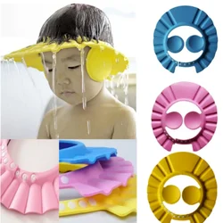 Adjustable Soft Cap Baby Shampoo Hair Care Kids Safety Shampoo Bath Cap Bath Protection Kids Bath Cap