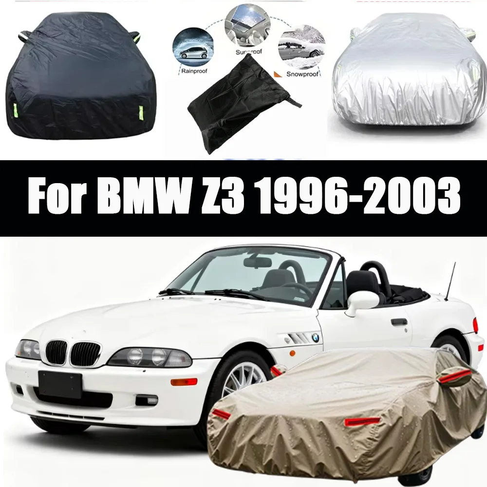 

Outdoor Protection Full Car Cover Snow Cover Sunshade Waterproof Dustproof Car Accessories Exterior For BMW Z3 1996-2003 2001