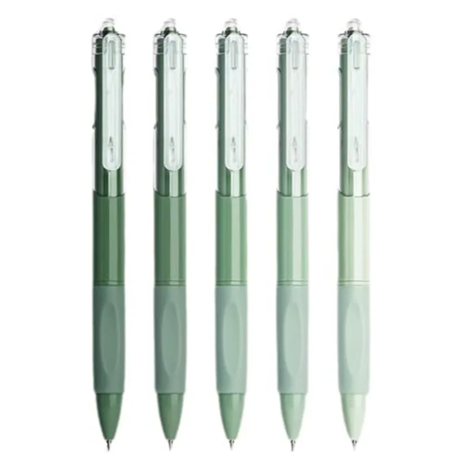 

5 Pcs Gel Ink Pens Retractable Pens Cute Pen 0.5mm Black Ink Pen Writing Pens Office School Supplies for Girls Boys Women Men