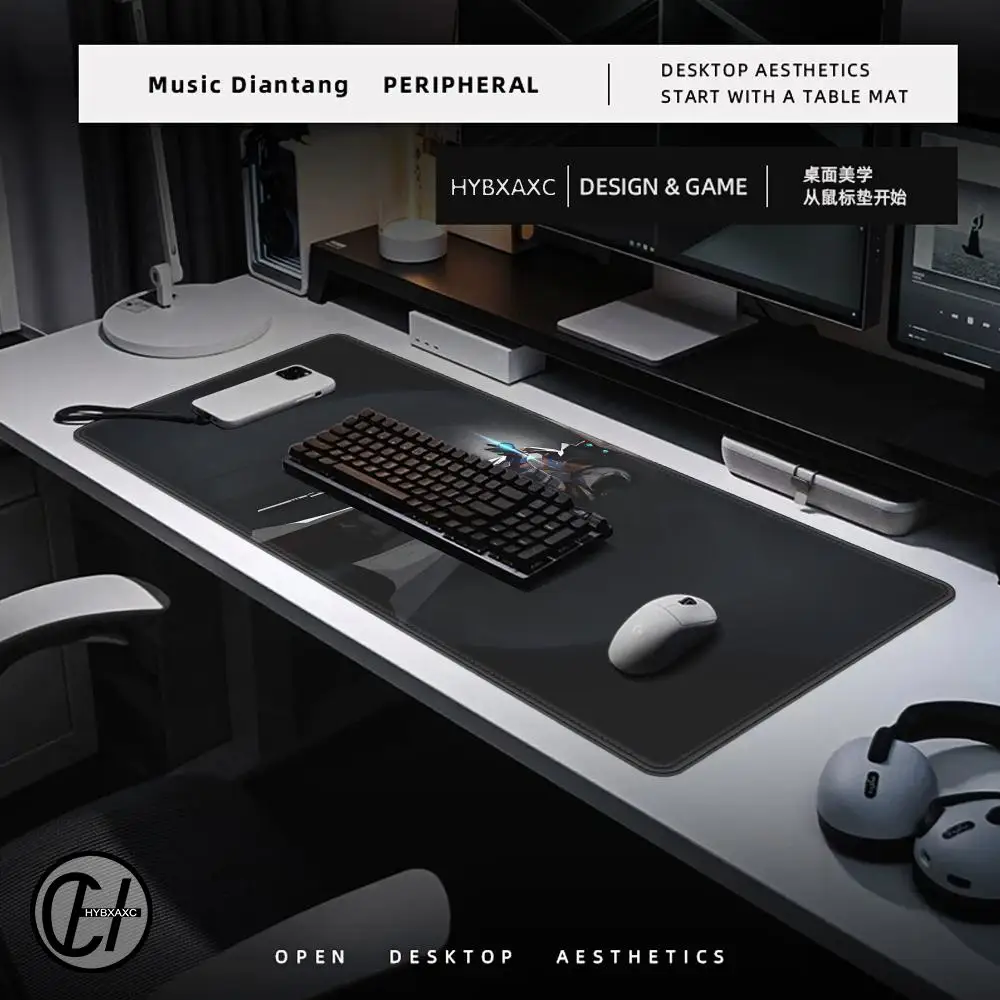 

Cypher-Gamer Mouse Pad Cute HD Desk Pad Extended Gaming Keyboard Mats Large 90x40cm XXL Gamer Mousepad