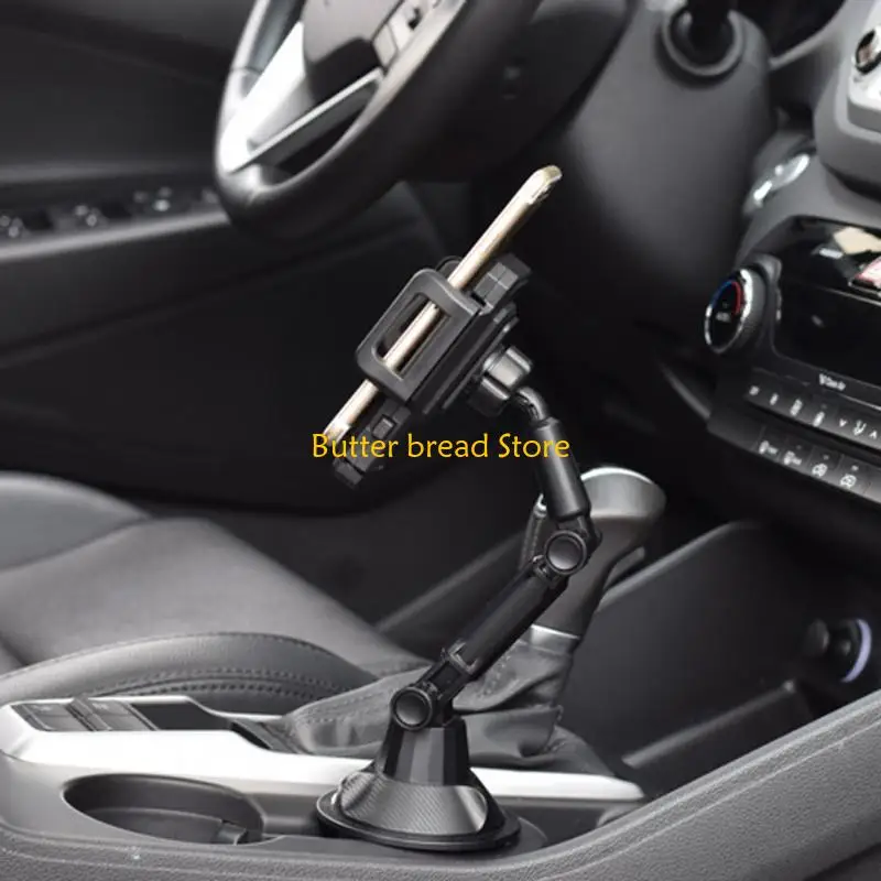 

W89C Крепление для мобильного телефона не скользит и не роняет подставку из углеродного волокна автомобиля