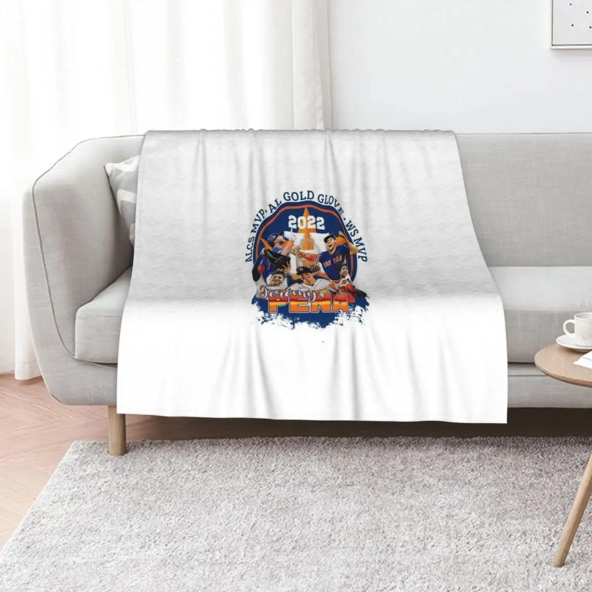 

Jeremy Pena Baseball World Series Throw Blanket Decorative Beds Weighted Loose Plaid on the sofa Blankets