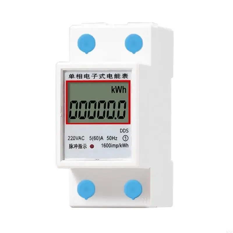 57qf Energy Meter Digital Wattmeter AC220V 60a Power Din Tccure Meter