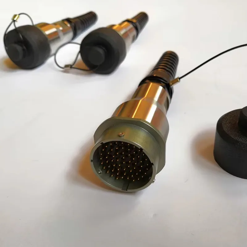 High Quality 61 Pins (24-61P) Male Socket Connector for 24 Channels Seismic Cable China Direct Sale Geophysical Connector