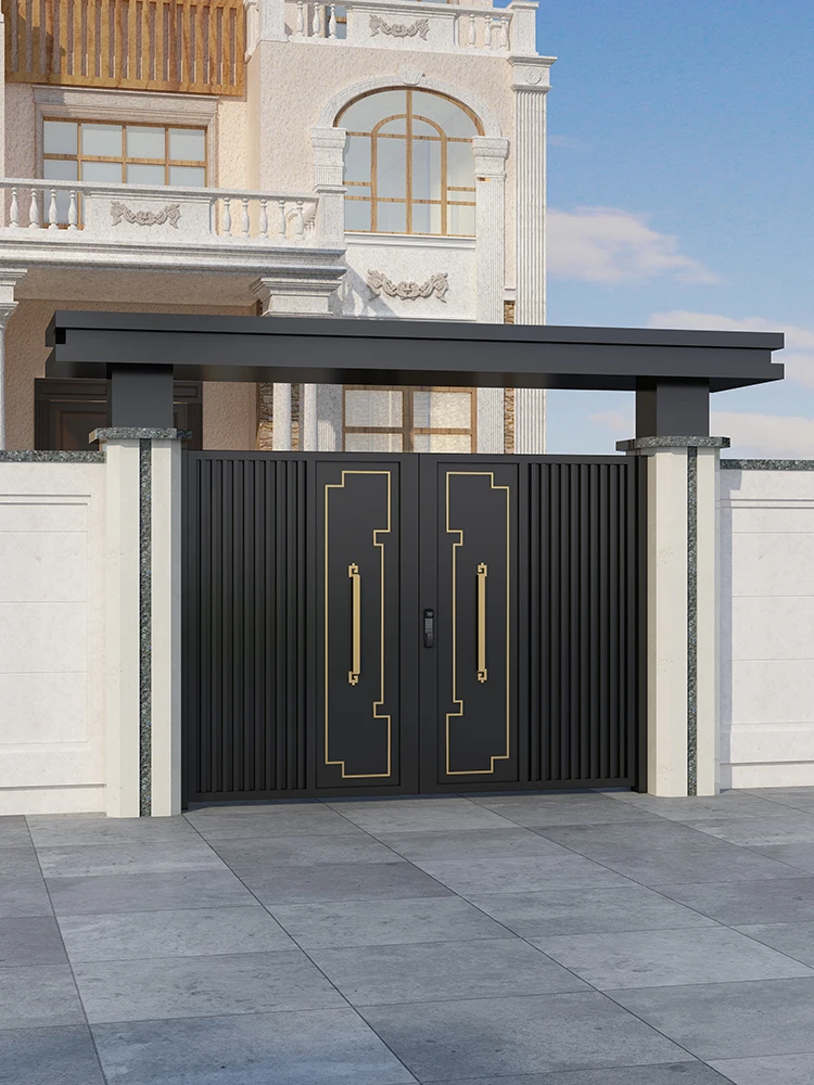 

Aluminum Alloy Door Head Gatehouse Chinese Pavilion Canopy Outdoor Veneer Sheet Foyer Household Rural Factory Direct Supply