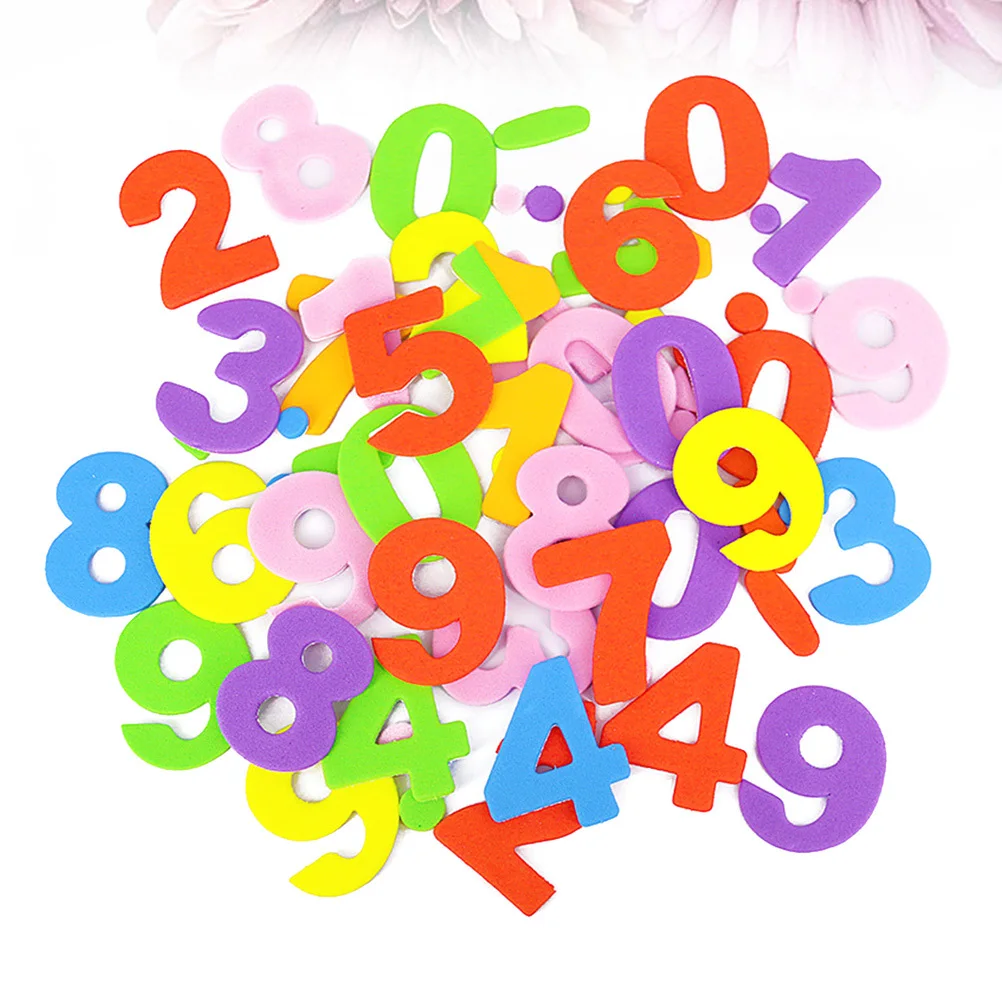 5 قطعة ملصق إسفنجي رقم ملصق ل ثلاثية الأبعاد جدار الفن إيفا رغوة الشارات التعليمية الإبداعية أداة التعلم الفكرية